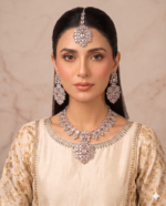 Premium Bridal Jewellery Set – Luxury 3-Piece Multi-Color Design - Image 7