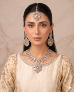 Premium Bridal Jewellery Set – Luxury 3-Piece Multi-Color Design - Image 8